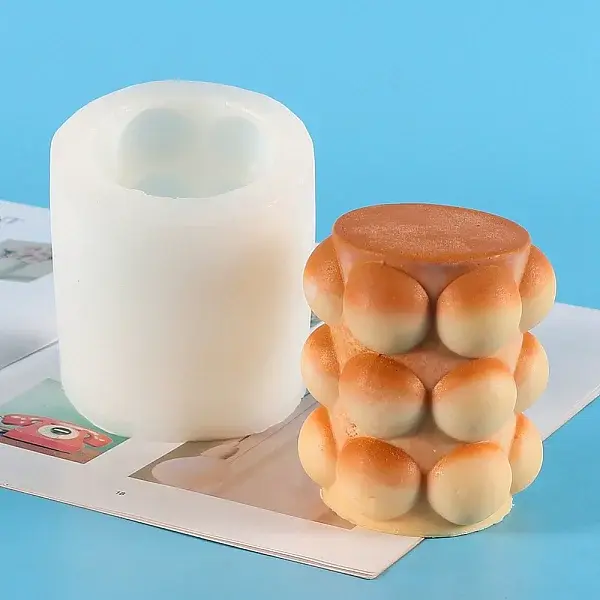 Column Food Grade Silicone Candle Molds
