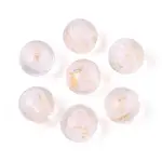 Handmade Gold & Silver Foil Glass Beads
