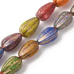 Painted Glass Beads Strands