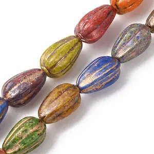 Painted Glass Beads Strands
