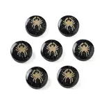 Dyed Black Synthetic Turquoise Beads