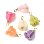 Dyed Synthetic Coral Pendants