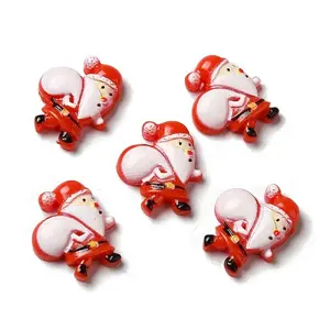 Christmas Opaque Resin Cabochons