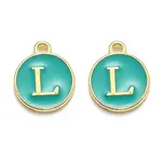 Golden Plated Alloy Enamel Charms