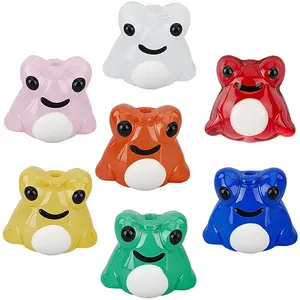 14Pcs 7 Colors Frog Home Decorations