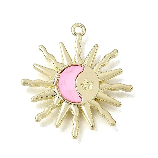 Brass Resin Pendants