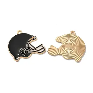 Rack Plating Alloy Enamel Pendants