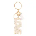 Alloy & Resin Tassel Keychainss
