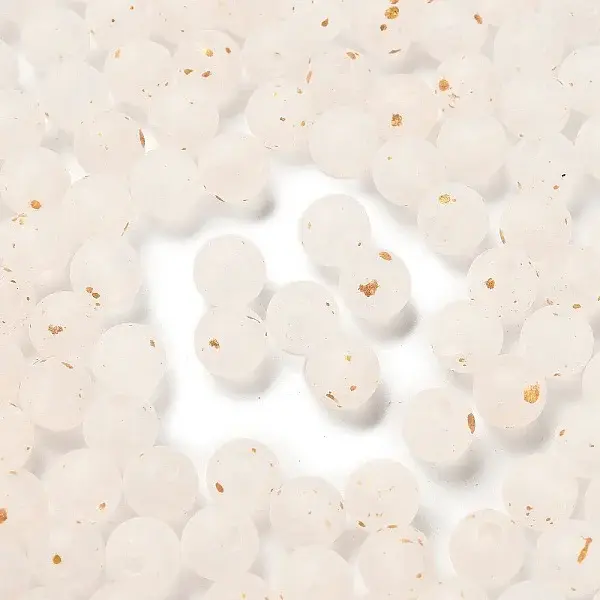 Frosted Transparent Acrylic Beads