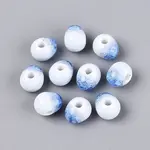 Handmade Crackle Porcelain Beads