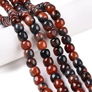 Dyed Natural White Jade Beads Strands