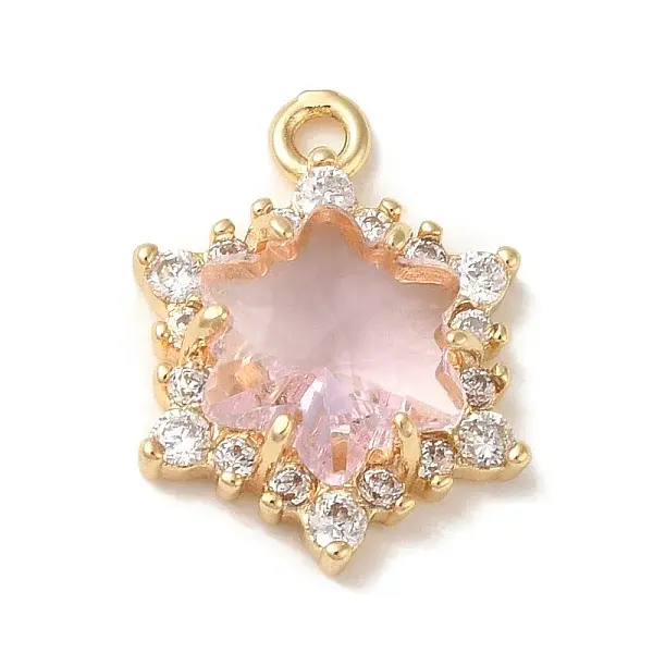 Brass with Cubic Zirconia Pendants