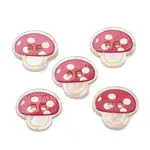 2-Hole Printed Opaque Resin Buttons