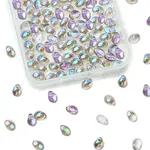 100Pcs Electroplate Glass Beads