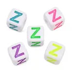 Opaque Acrylic Enamel European Beads