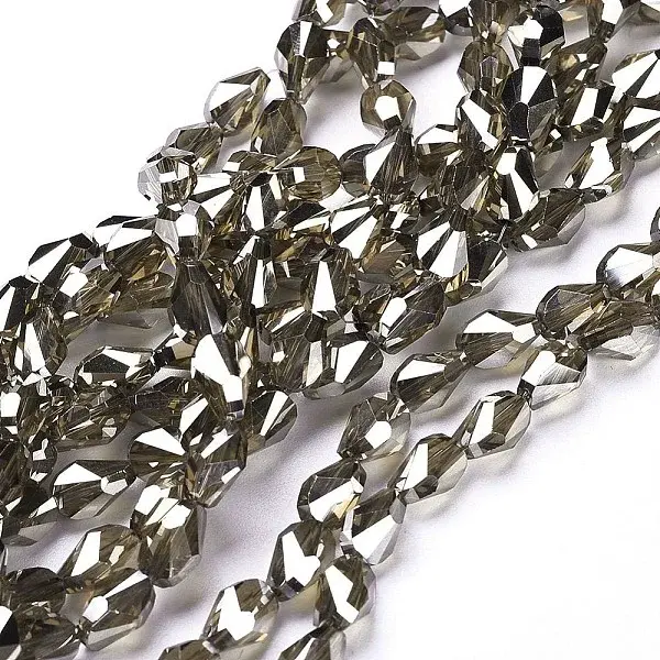Electroplate Glass Beads Strands