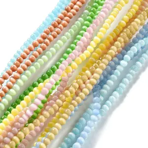 Cat Eye Glass Bead Strands