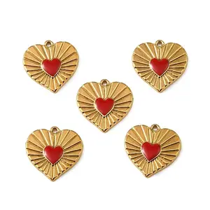 304 Stainless Steel Enamel Pendants