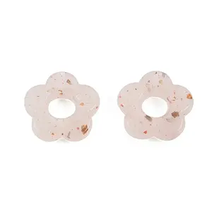 Marbled Stone Style Opaque Acrylic Beads