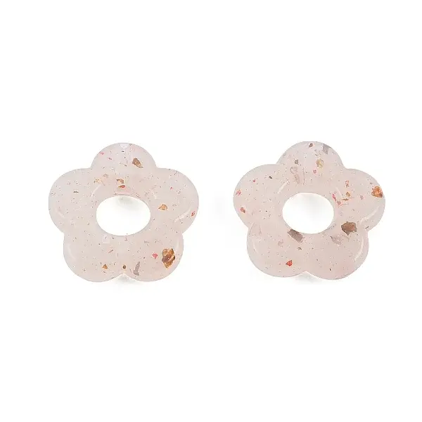Marbled Stone Style Opaque Acrylic Beads