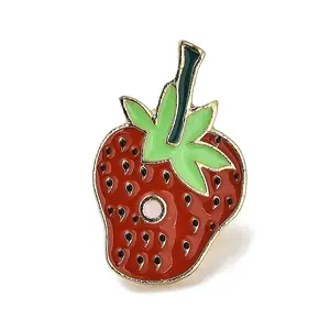 Cartoon Fruit Alloy Enamel Pins Brooches for Backpack Clothes