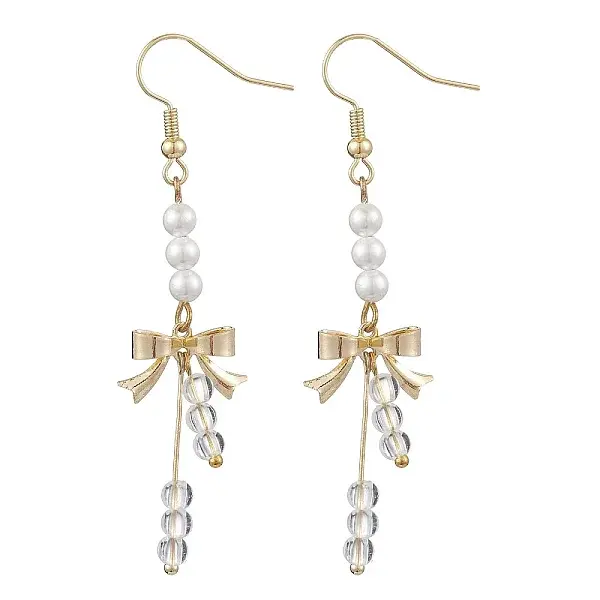 Shell Pearl Dangle Earrings