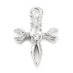 Brass Micro Pave Cubic Zirconia Pendants