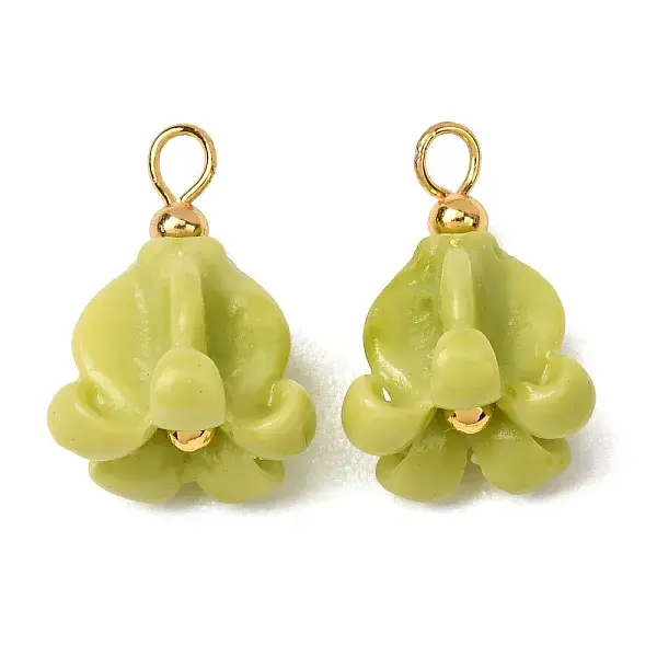 Dyed Synthetic Coral Pendants