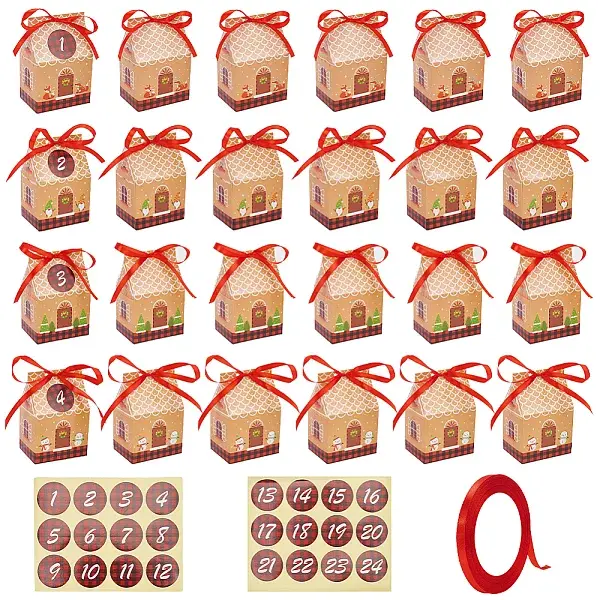 Christmas Cardboard Candy Boxs