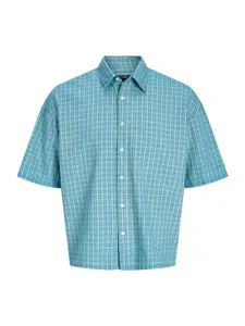 Jack & Jones Plus Košeľa  námornícka modrá / azúrová / vodová
