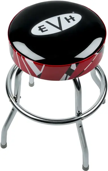 EVH Logo Barstool Striped Trim