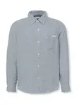 Calvin Klein Jeans Košeľa  dymovo modrá / biela