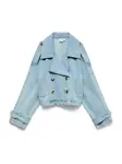 VERO MODA Prechodný kabát 'VMLelou'  modrá denim
