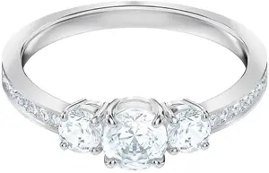 Swarovski Trblietavý prsteň Stilla Attract 54488 58 mm