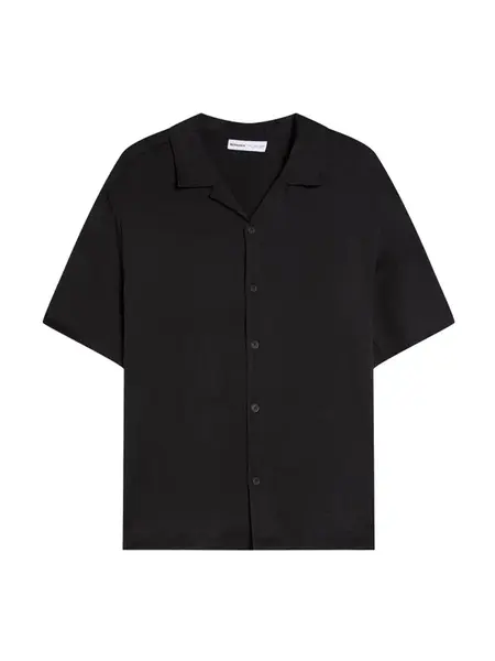 Bershka Košeľa  čierna