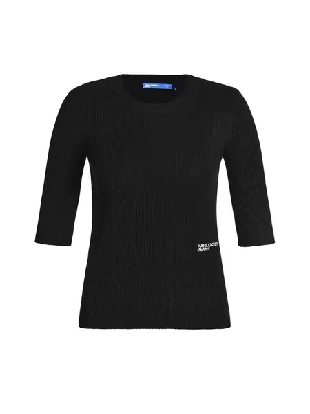 KARL LAGERFELD JEANS Sveter  čierna