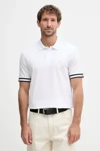 Guess polo tričko pánske bavlnené s elastanom LYLE
