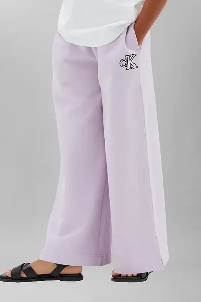 Calvin Klein Jeans teplákové nohavice detské bavlnené