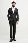 BOSS dvojdielny oblek pánsky vlnený H-Huge-2Pcs-263