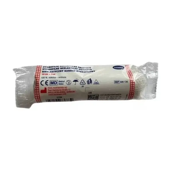 Hartmann Hydrofilné neelastické ovínadlo 10cm x 5m