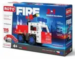 ROTO Stavebnice 2v1 Fire, 115 dílků (poškozená)