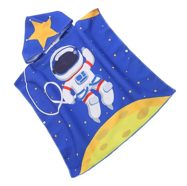Detské pončo GALAXIO modré Rozmer: 60 x 120 cm
