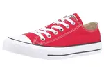 CONVERSE Nízke tenisky  červená / čierna / biela