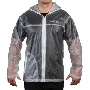 Moto pláštěnka W-TEC Lighty transparentní M