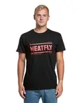 Meatfly pánské tričko Rele Black | Černá | Velikost S | 100% bavlna