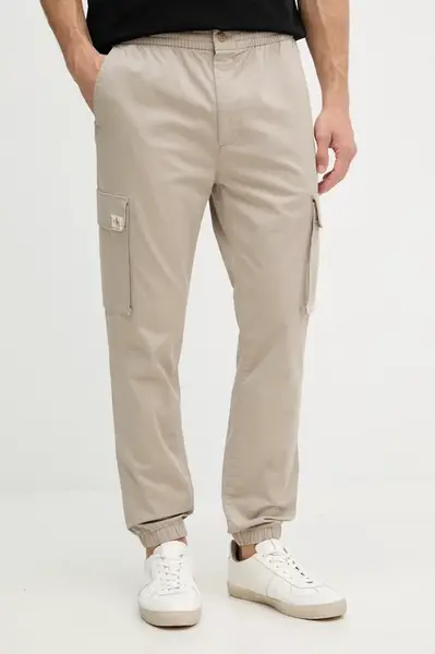 Calvin Klein Jeans Boyfriend kalhoty pánské bavlněné s elastanem