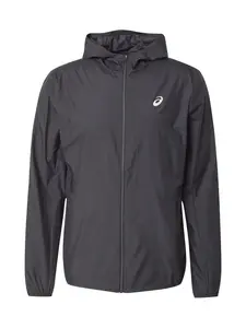 ASICS Športová bunda  čierna / biela