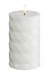 Deluxe Homeart  LED svíčka  Square Bloklys 7,5 x 12,5 cm