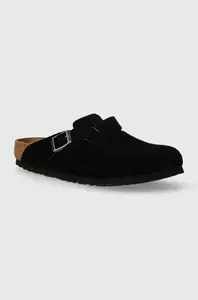 Semišové šľapky Birkenstock Boston