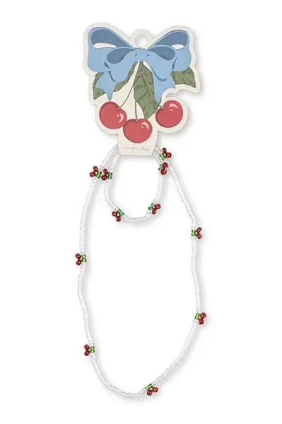 Konges Sløjd sada detských šperkov PEARLY CHERRY NECKLACE AND BRACELET SET